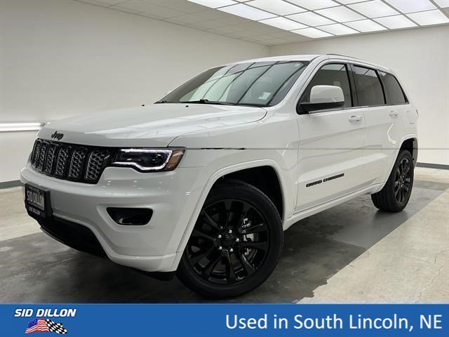 Used 2021 Bright White Clearcoat Jeep Laredo X image 1