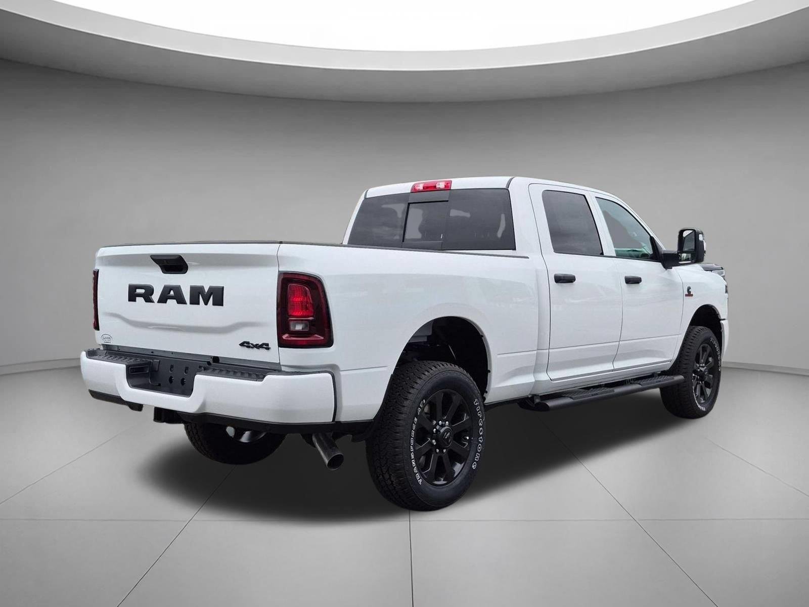 New 2026 Bright White Clear-Coat Exterior Paint RAM Black Express image 5