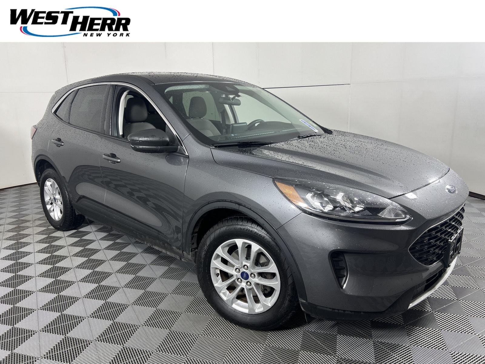 Used 2022 Carbonized Gray Ford SE image 1