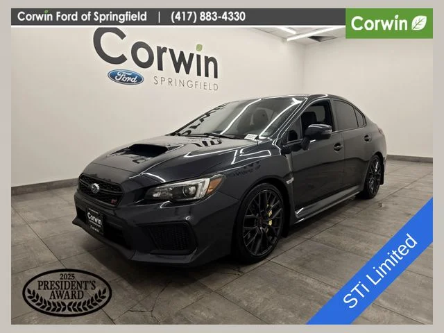 Used 2018 Dark Gray Metallic Subaru STi Limited image 1