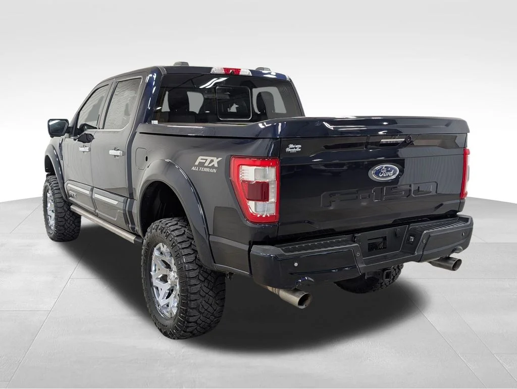 Used 2022 Antimatter Blue Metallic Ford Lariat image 26