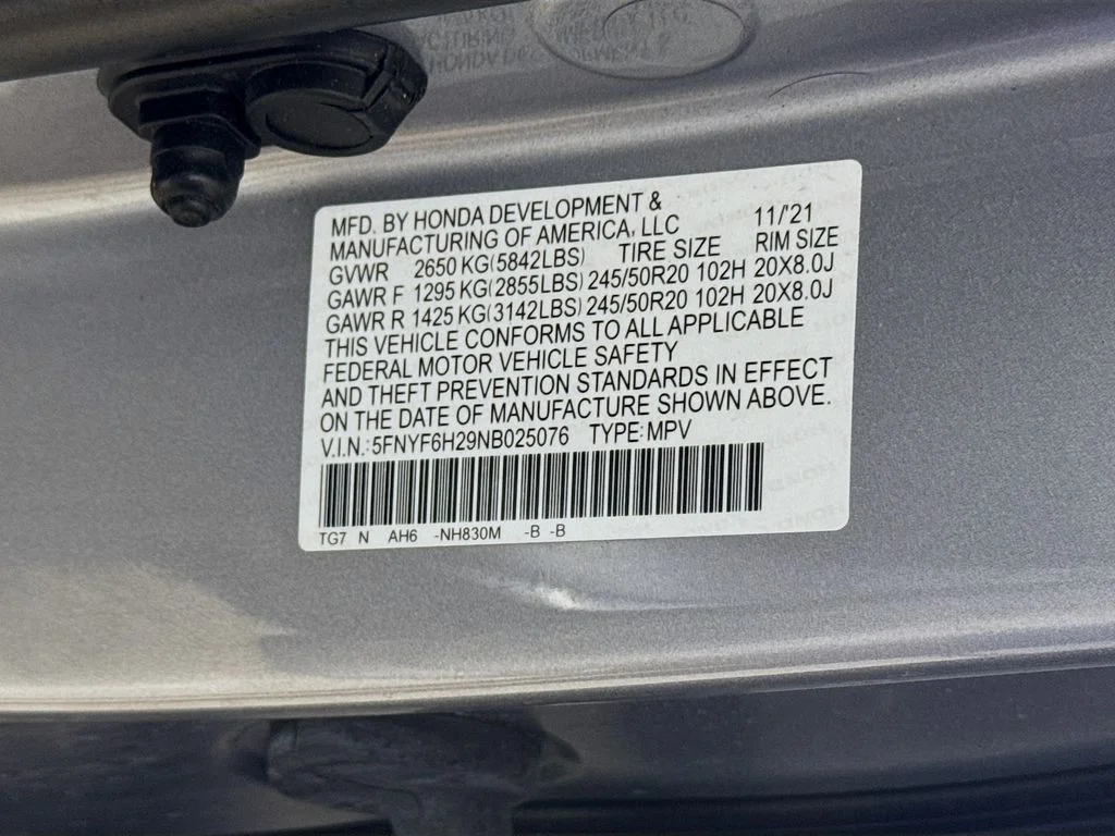 Used 2022 Lunar Silver Metallic Honda Special Edition image 34