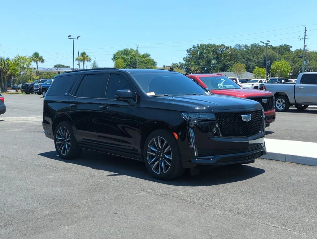 Used 2023 Black Cadillac Sport Platinum image 2