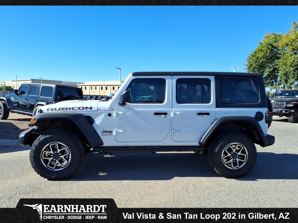 New 2026 Bright White Clearcoat Jeep Rubicon image 3