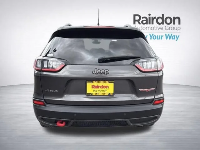 Used 2021 Granite Crystal Metallic Clearcoat Jeep Trailhawk image 6