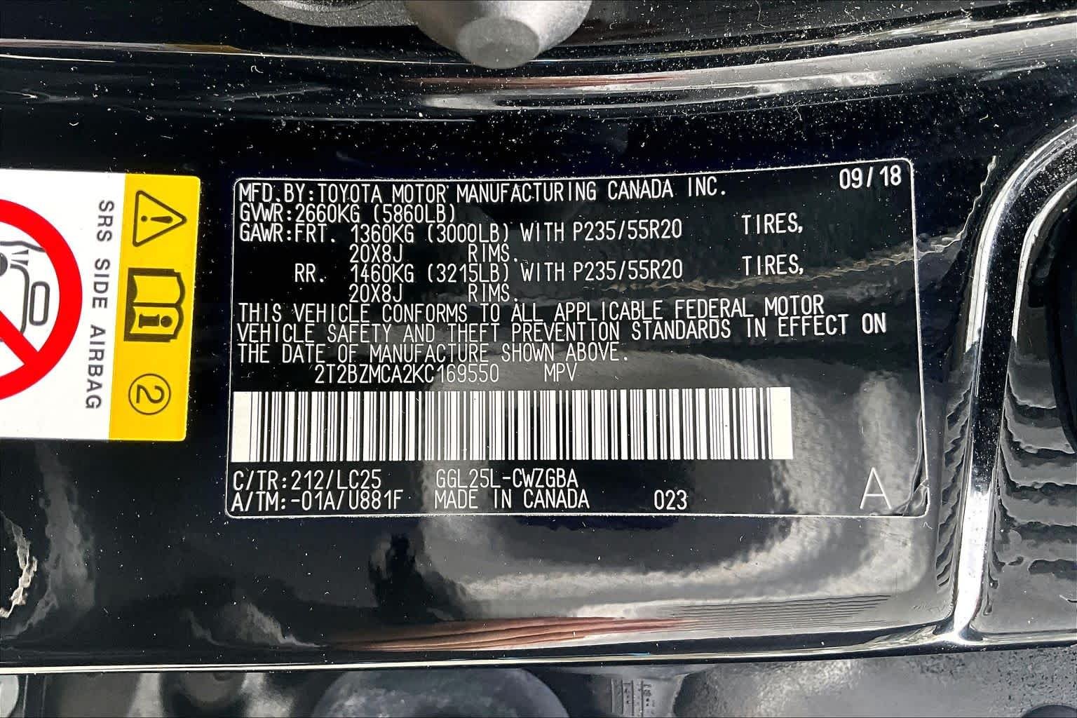 Certified Used 2019 Obsidian Lexus F SPORT image 49