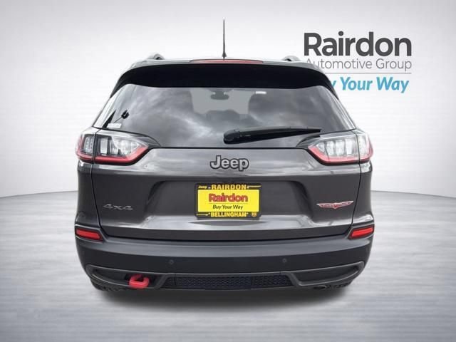 Used 2021 Granite Crystal Metallic Clearcoat Jeep Trailhawk image 6