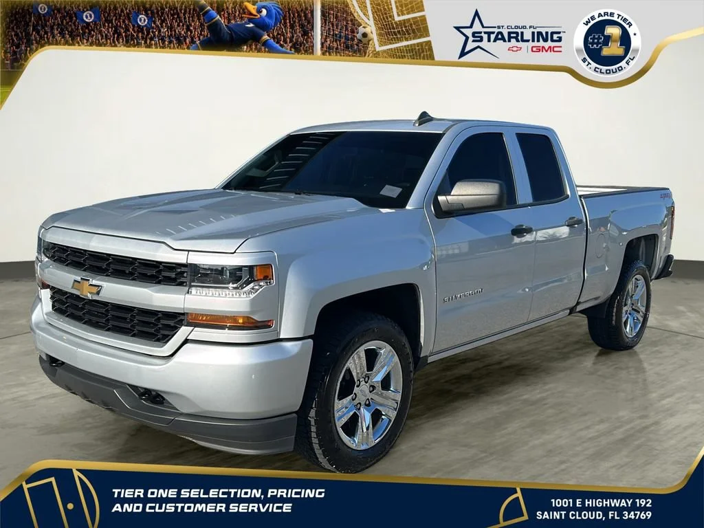 Used 2019 SILVER ICE METALLIC Chevrolet Custom image 1