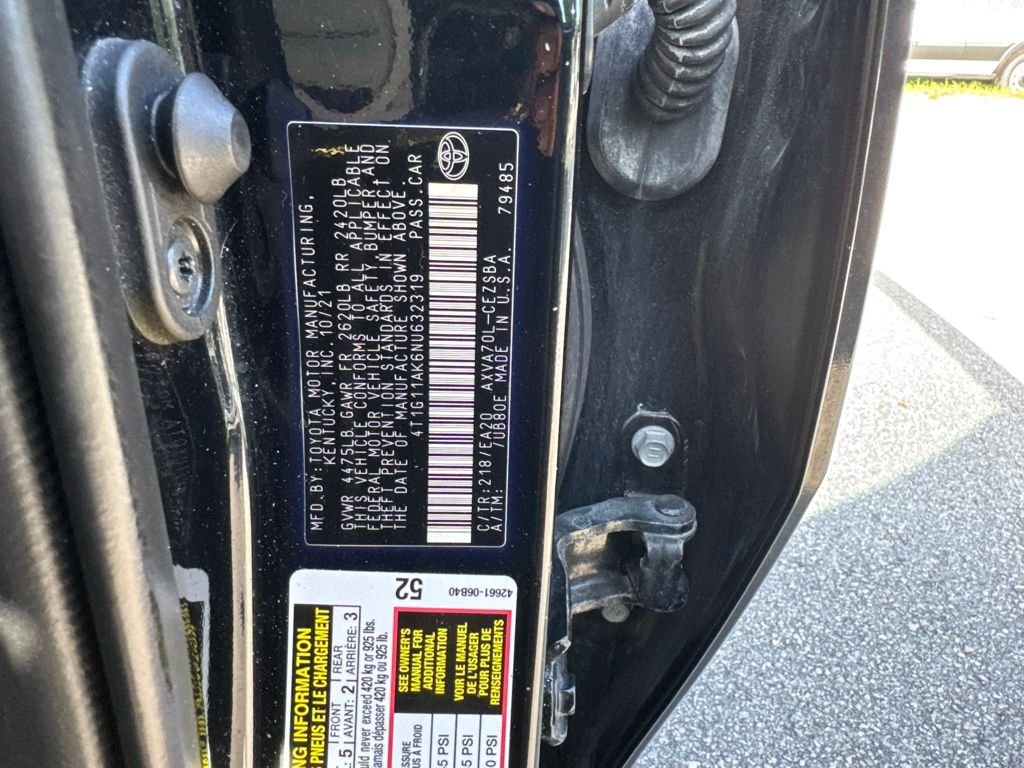 Used 2022 Black Toyota SE image 14