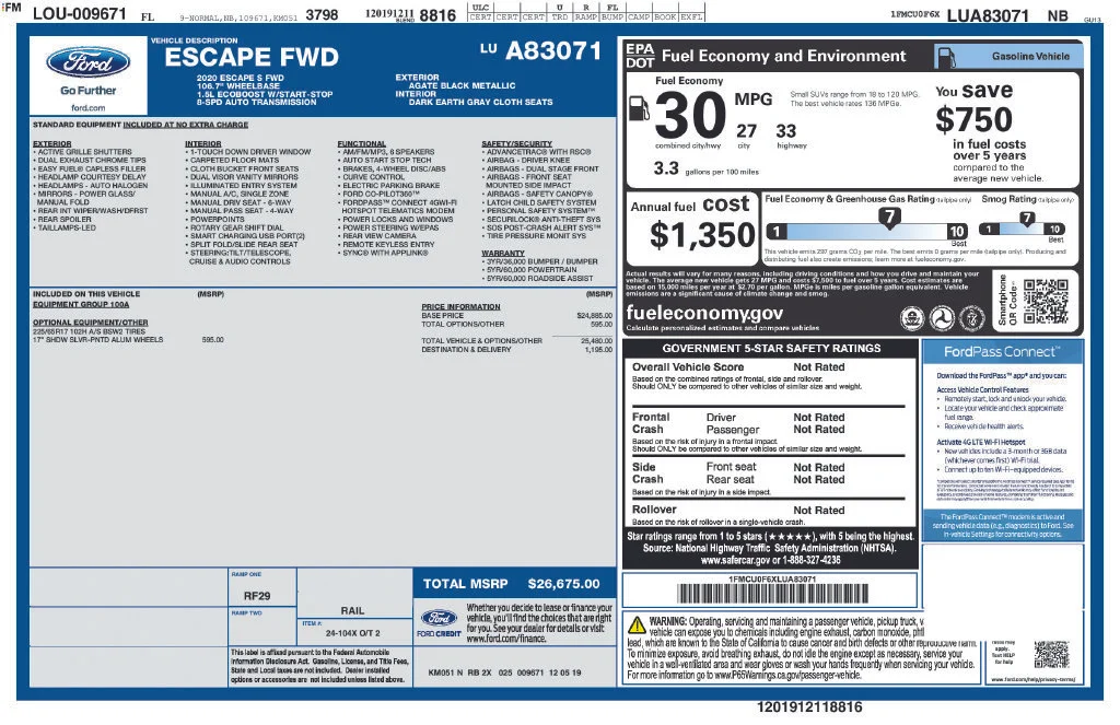 Used 2020 Black Ford S image 11