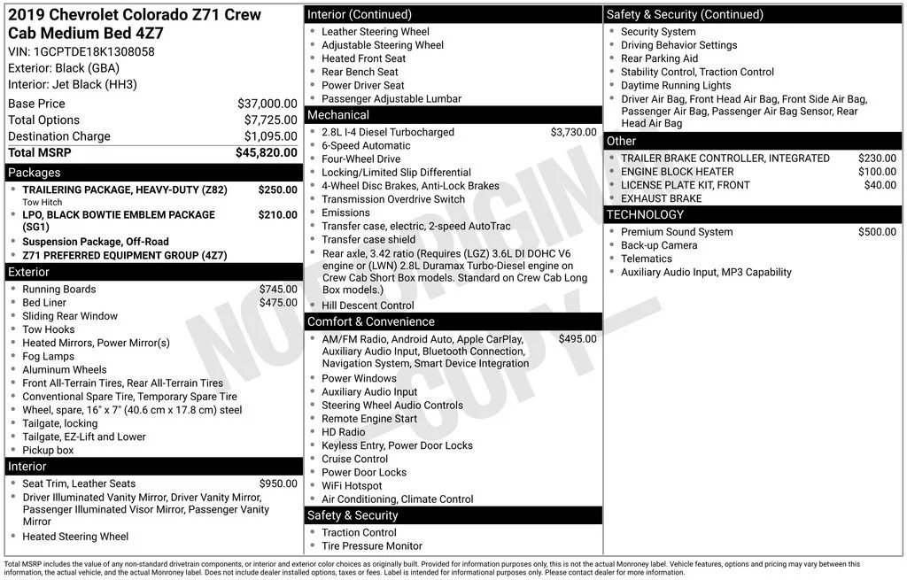 2019 Chevrolet Colorado 4WD Z71 Crew Cab Short Box's photo