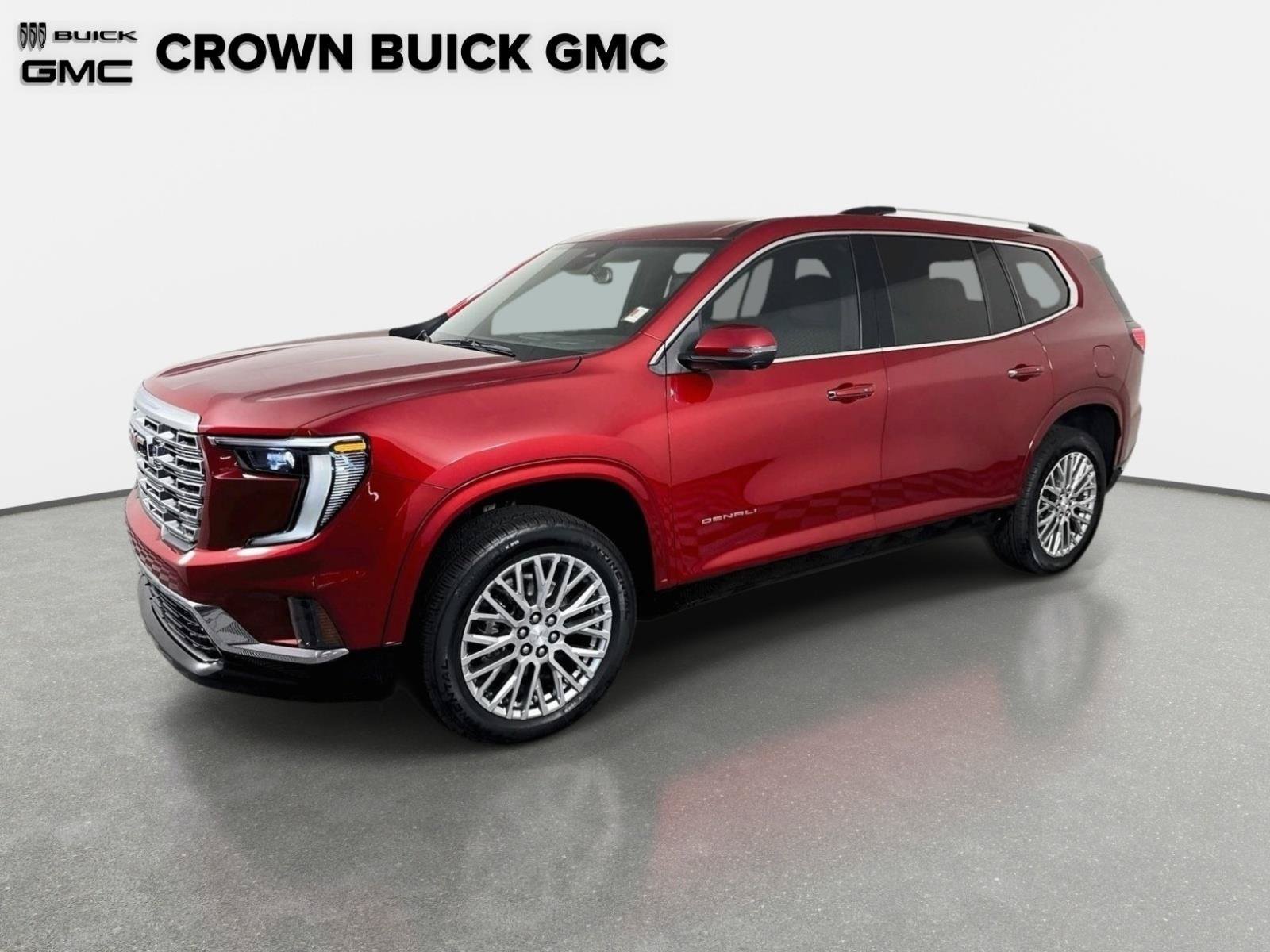 Used 2025 Volcanic Red Tintcoat GMC Denali image 1