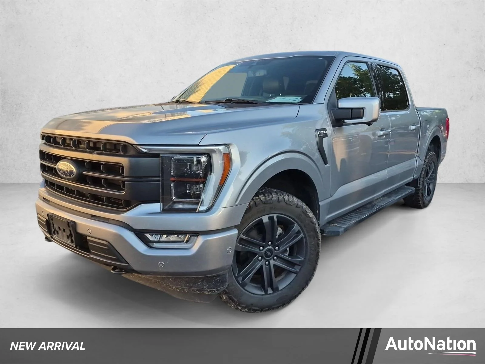 Used 2021 Iconic Silver Metallic Ford LARIAT image 1