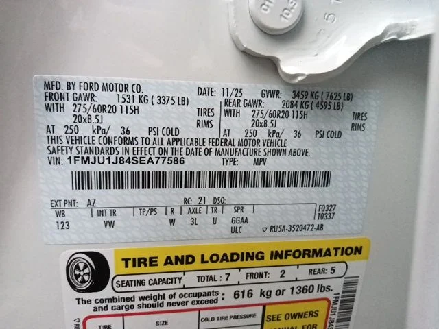 New 2025 Star White Metallic Tri-Coat Ford Active image 38