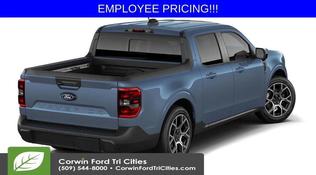 New 2026 Azure Gray Metallic Tri-Coat Ford Lariat image 3