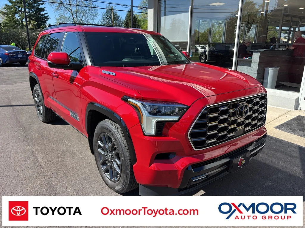 Used 2025 Supersonic Red Toyota Platinum image 1