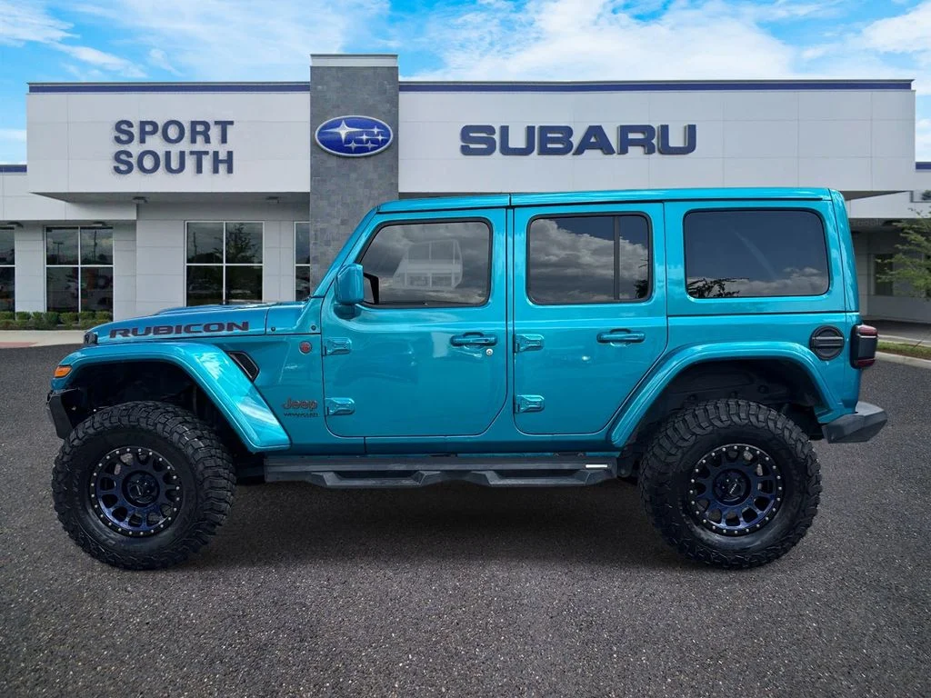 Used 2020 Teal Jeep Unlimited Rubicon image 7