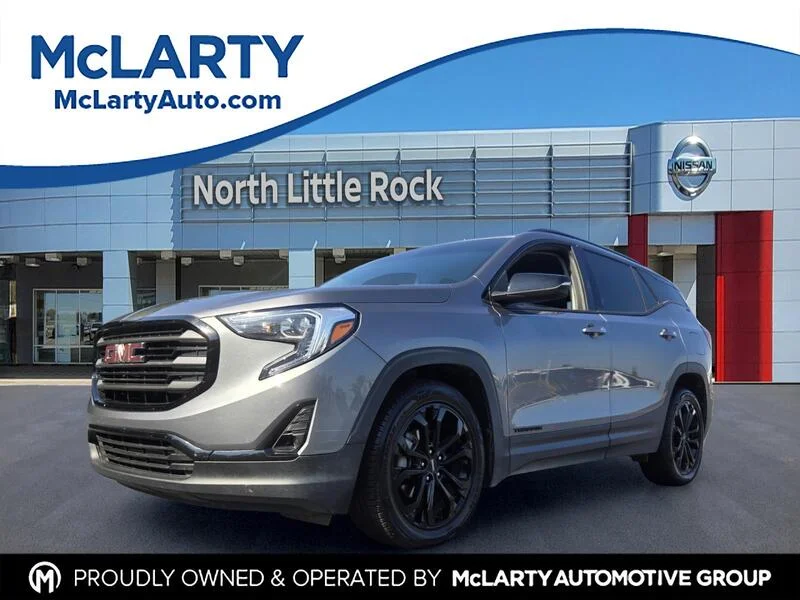 Used 2021 Steel Metallic GMC SLT image 1