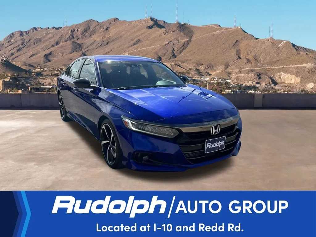 Used 2021 Blue Honda Sport image 7