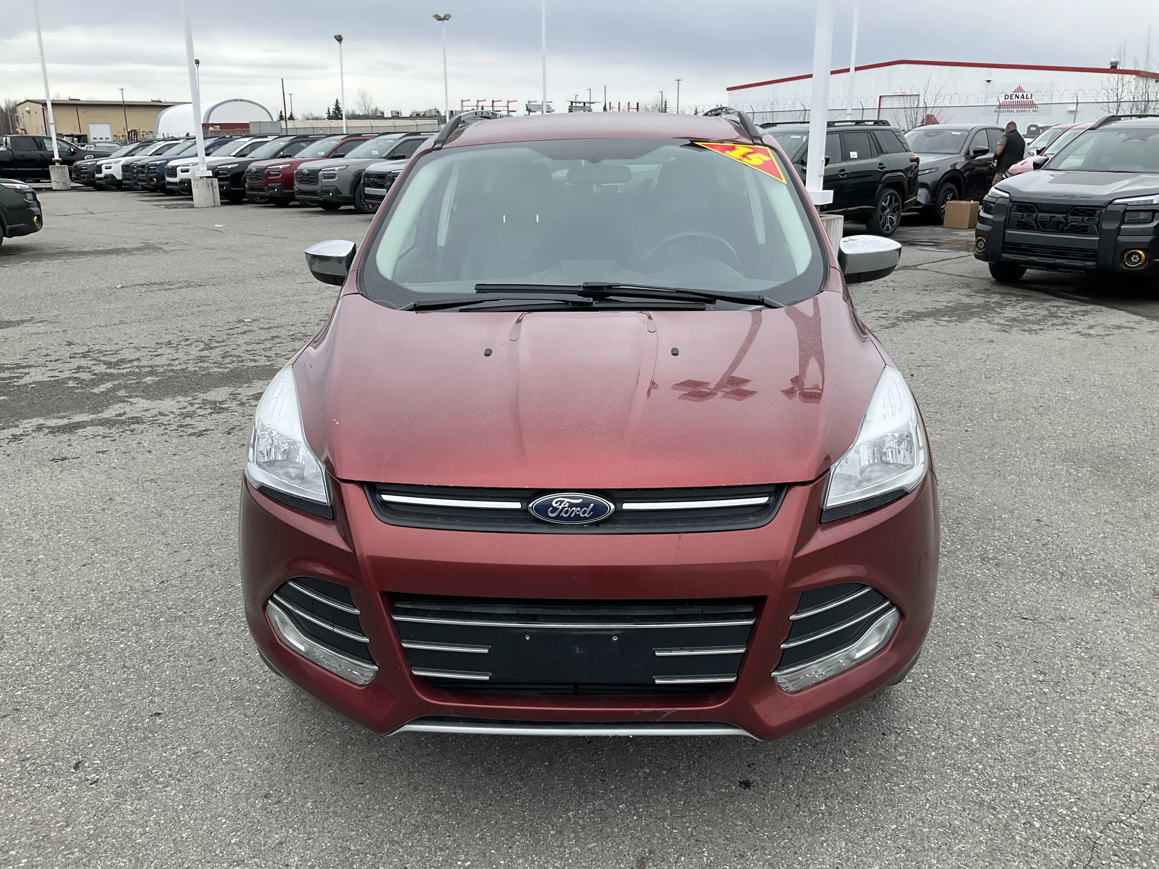 Used 2015 Ruby Red Metallic Tinted Clearcoat Ford SE image 2