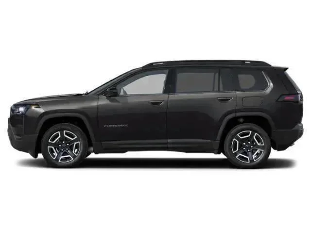 New 2026 Diamond Black Crystal Pearlcoat Jeep Laredo image 3