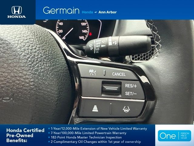 Certified Used 2023 Platinum White Pearl Honda 1.5T 4D EX BD image 24