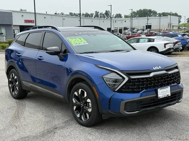 Certified Used 2024 Blue Kia X-Line image 9