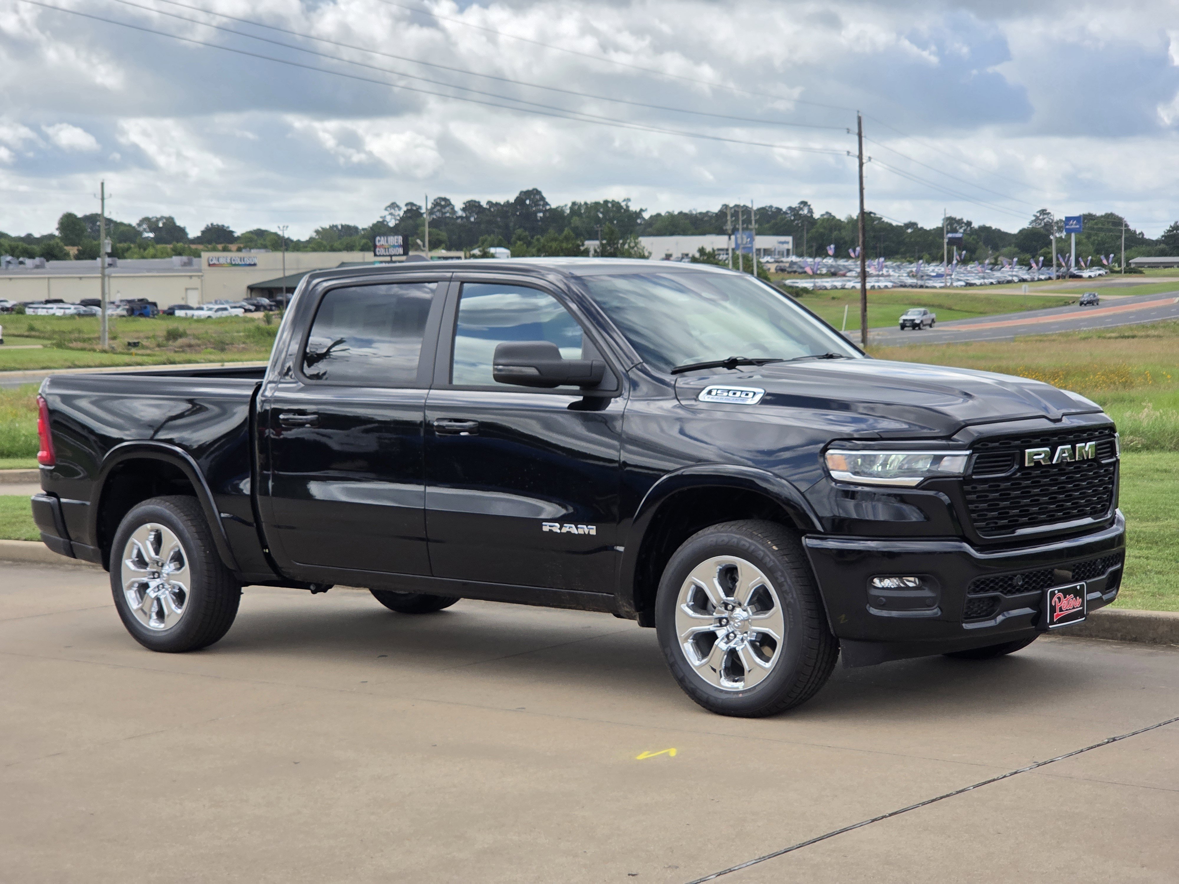 New 2026 Diamond Black Crystal Pearlcoat Ram Lone Star image 1