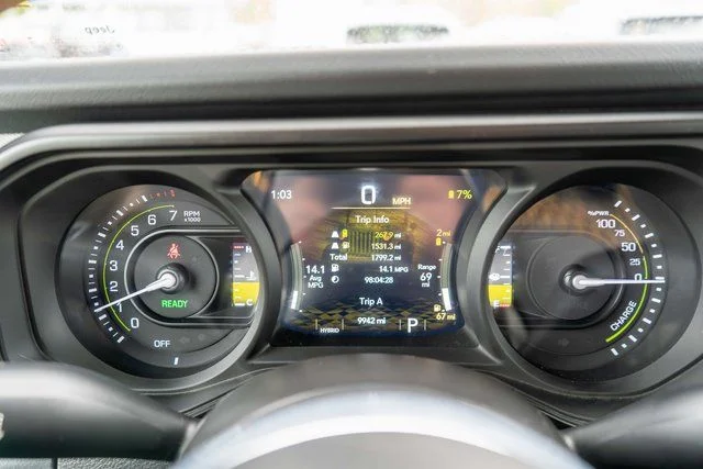Used 2024 Gray Jeep Sahara 4xe image 20