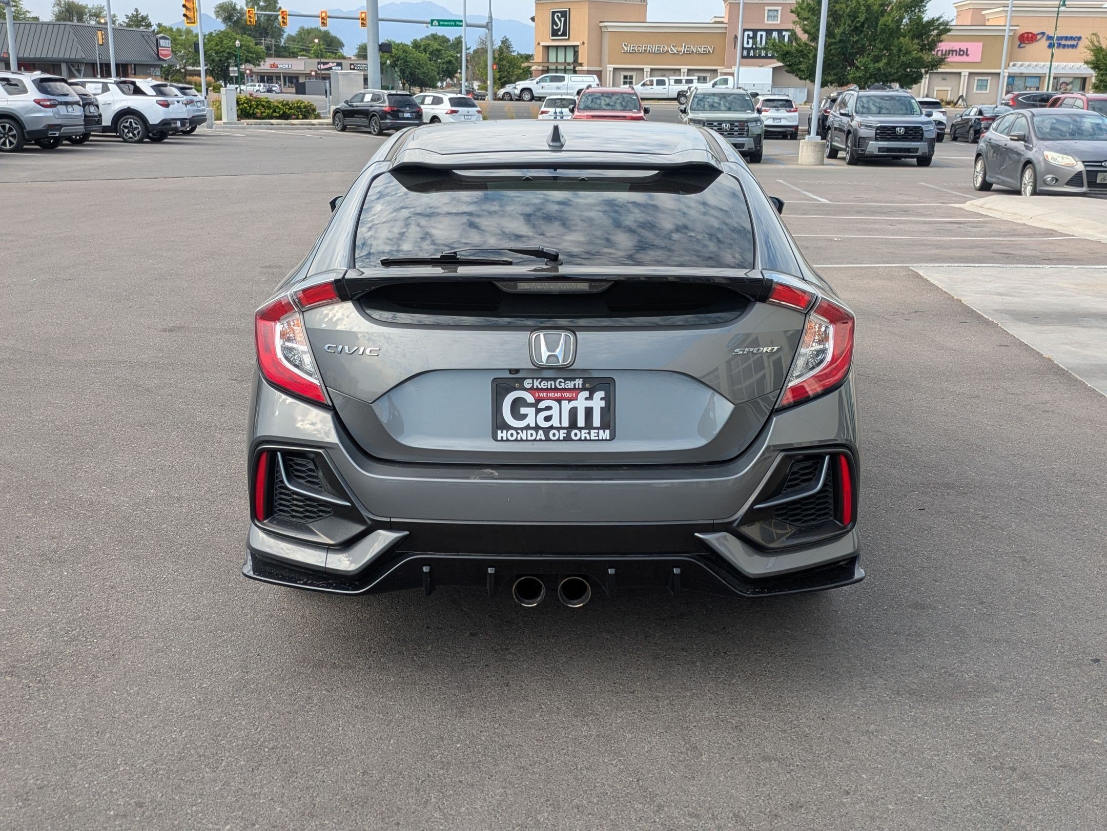 Certified Used 2020 Gray Honda Sport image 4
