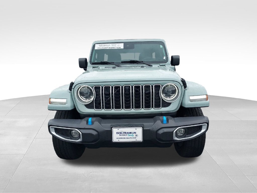 Used 2024 Gray Jeep Sahara 4xe image 8