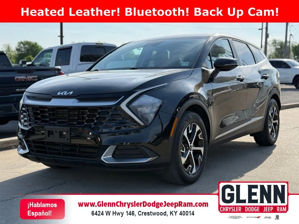 Used 2023 Black Kia EX image 1