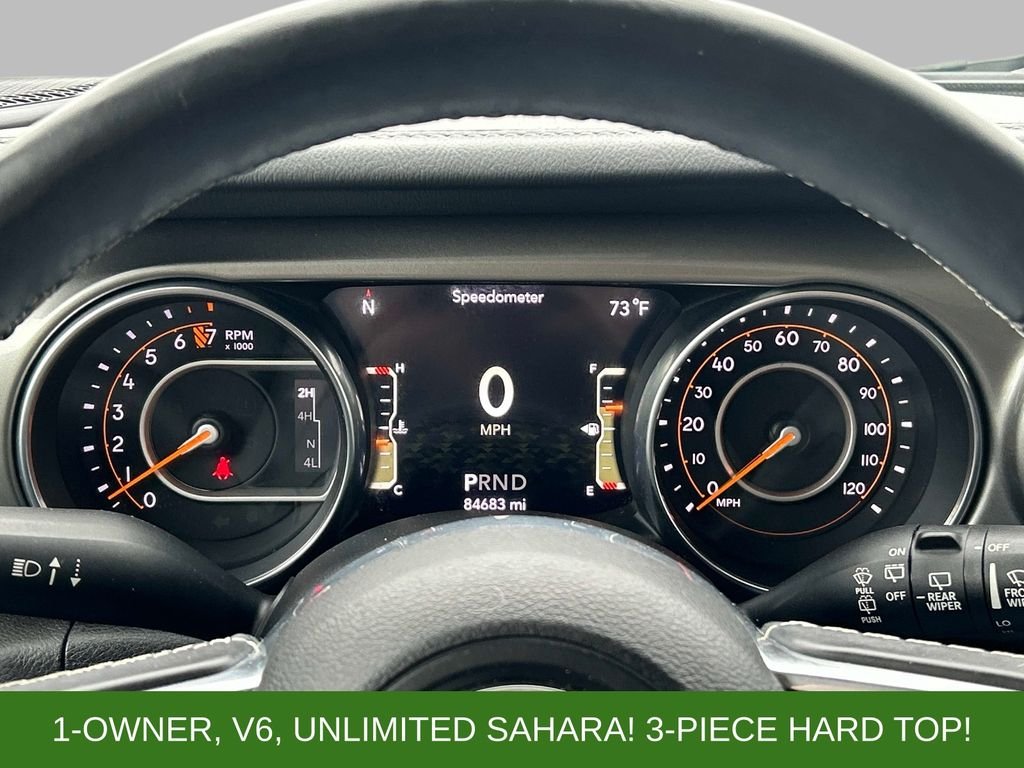 Used 2018 White Jeep Unlimited Sahara image 22