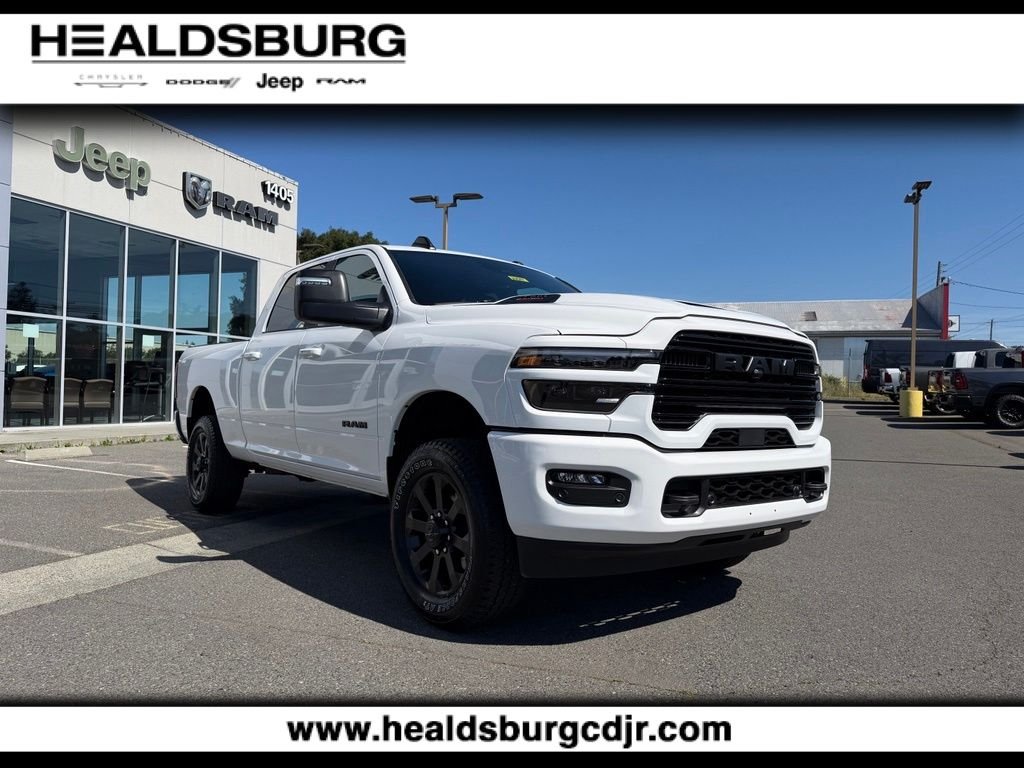 New 2026 Bright White Clear-Coat Exterior Paint RAM Laramie image 7