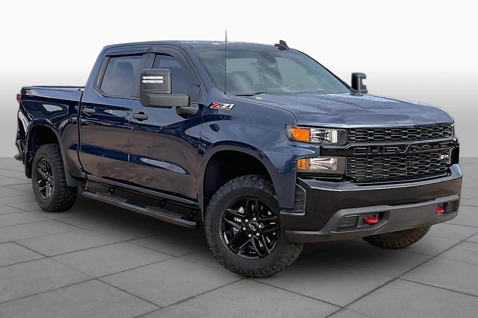 Used 2021 Northsky Blue Metallic Chevrolet Custom Trail Boss image 2