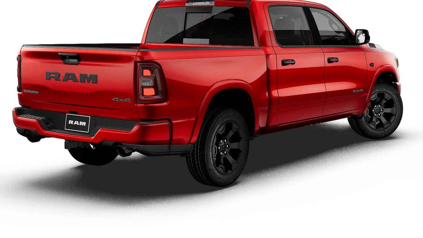New 2027 Molten Red Pearl-Coat Exterior Paint RAM BIG HORN image 28