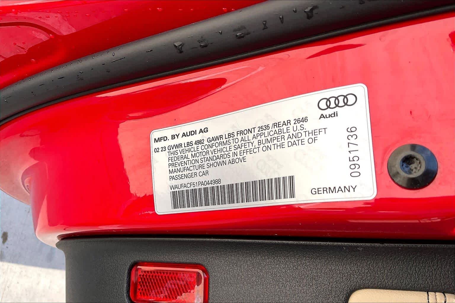 Used 2023 Tango Red Metallic Audi S line Premium Plus image 35