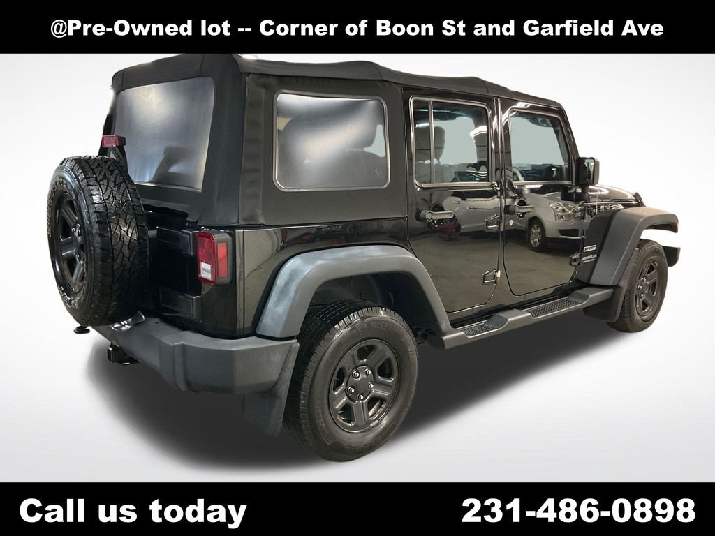 Used 2015 Black Jeep Unlimited Sport image 5