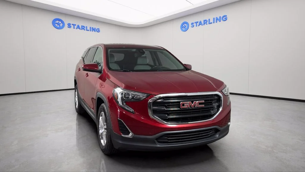 Used 2020 RED QUARTZ TINTCOAT GMC SLE image 15