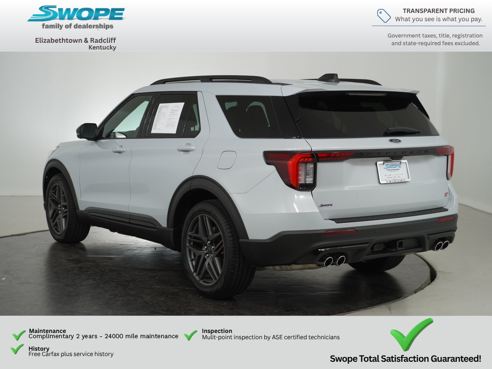 Used 2026 Space White Metallic Ford ST image 5