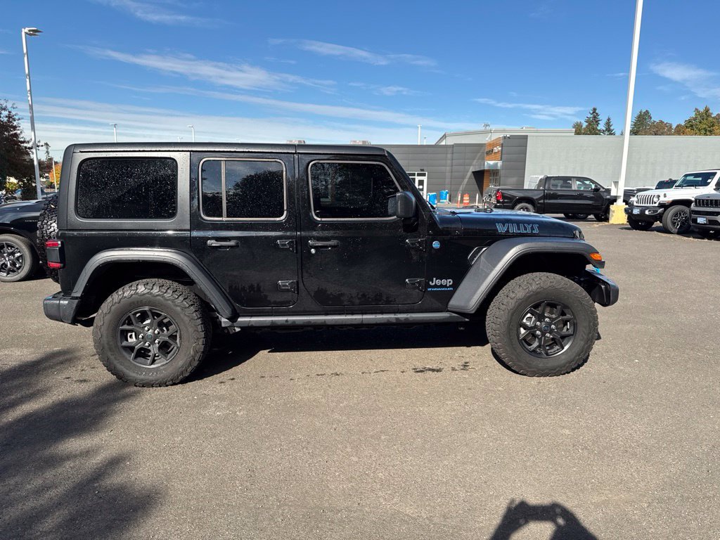 Used 2024 Black Clearcoat Jeep Willys 4xe image 10