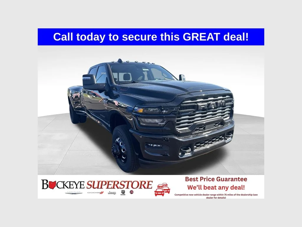 New 2027 Diamond Black Crystal Pearlcoat RAM BIG HORN image 1