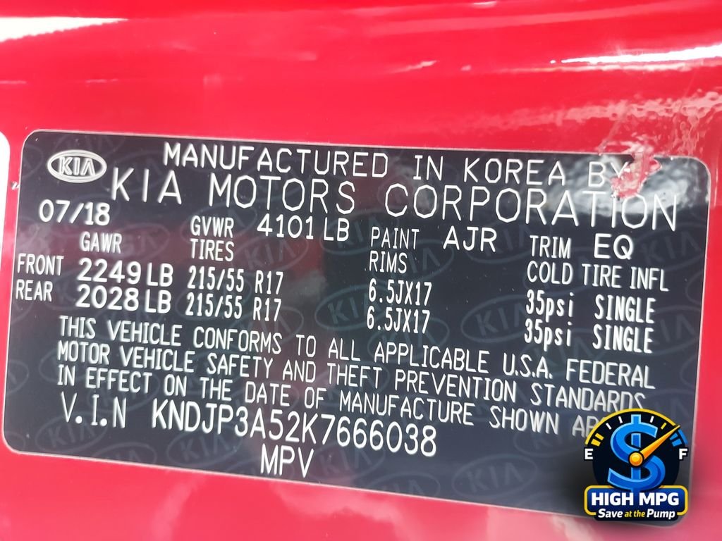 Used 2019 Red Kia Plus image 33