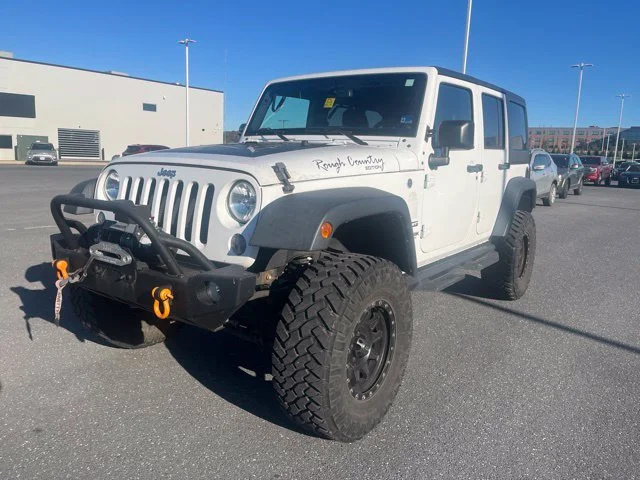 Used 2018 White Jeep Unlimited Sport image 7