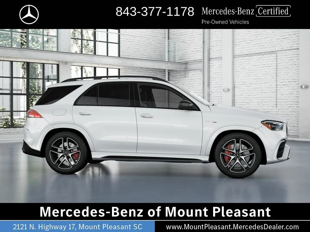 Certified Used 2025 MANUFAKTUR Moonlight White Metallic Mercedes-AMG GLE 63 S AMG® image 15