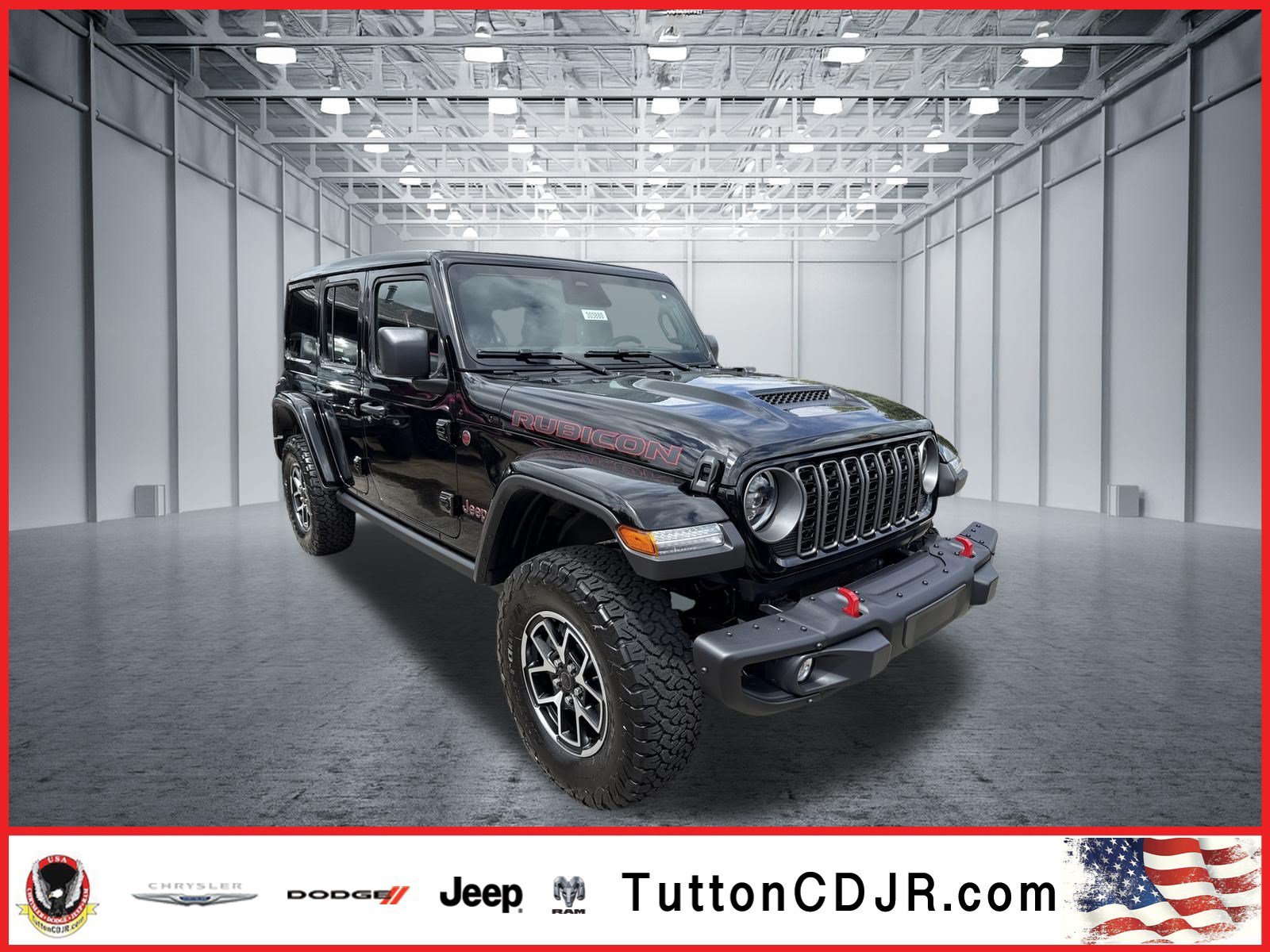 New 2026 Black Clearcoat Jeep Rubicon image 1