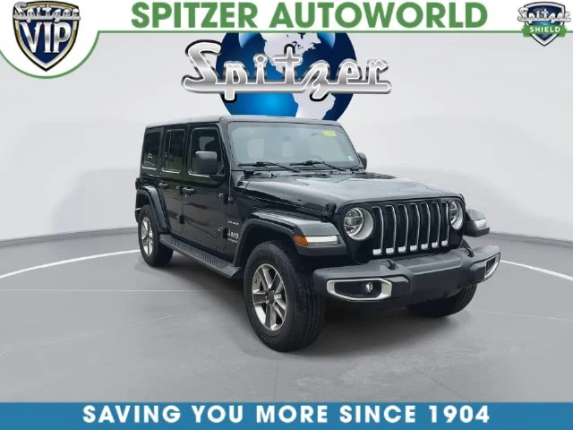 Used 2021 Black Jeep Unlimited Sahara image 4
