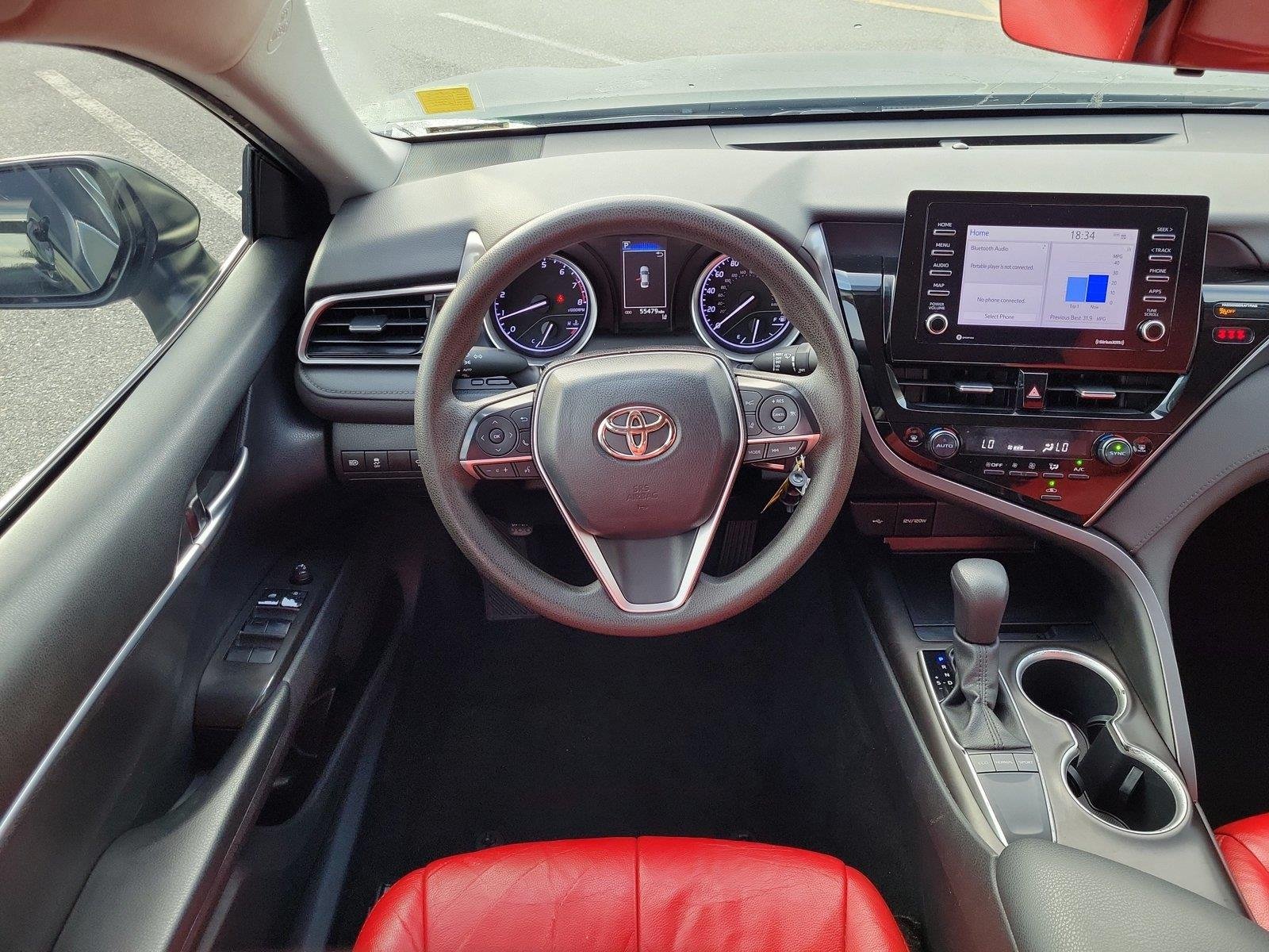 Used 2023 Midnight Black Metallic Toyota LE image 11