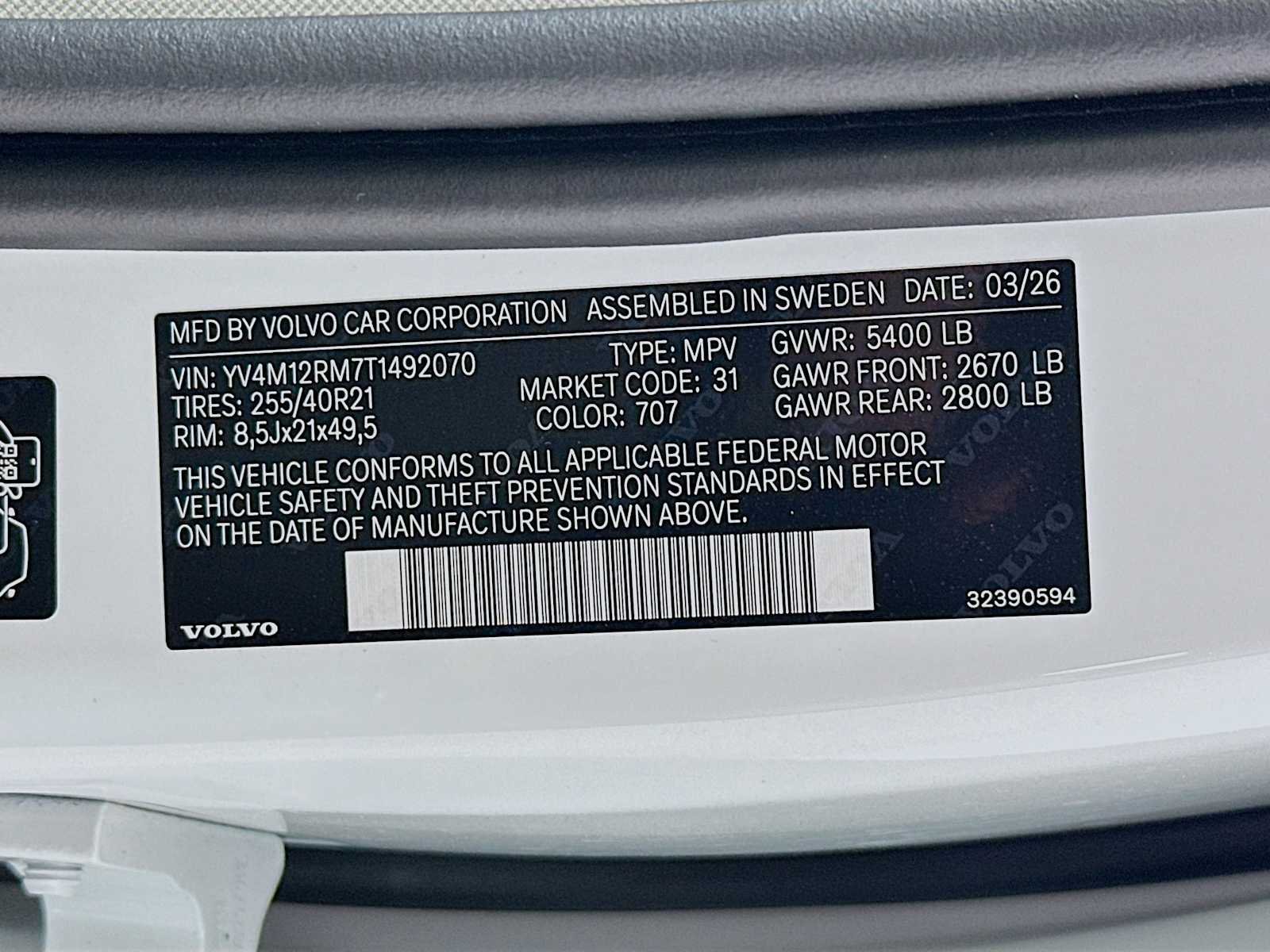 New 2026 Crystal White Volvo Ultra image 30