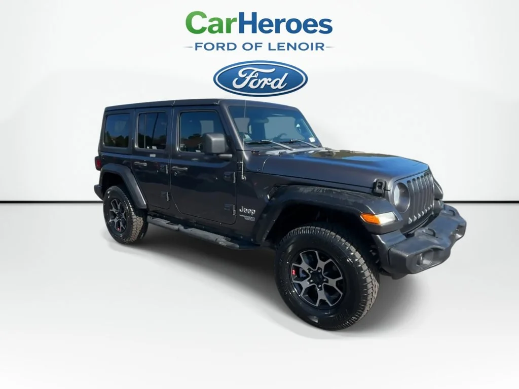 Used 2018 Jeep All-New Wrangler Unlimited Sport with VIN 1C4HJXDG6JW188411 for sale in Lenoir, NC